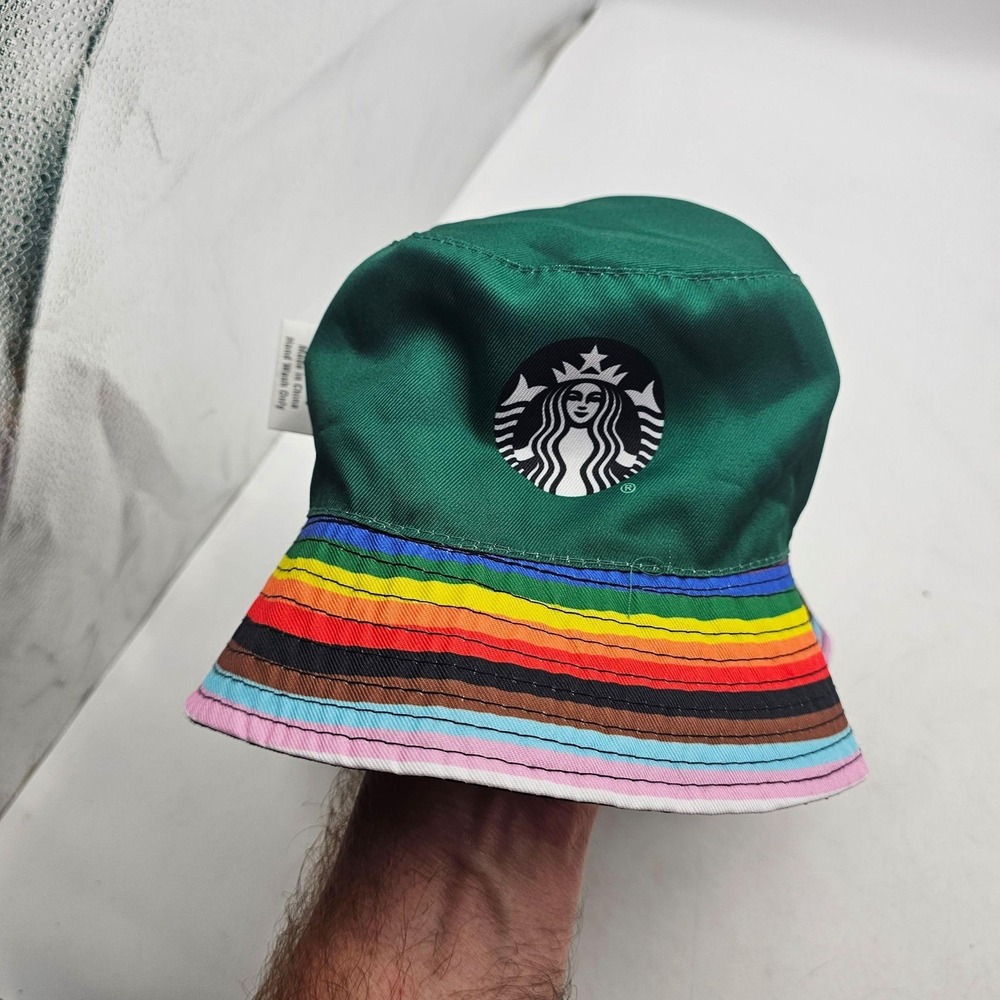 Seattle Storm Hat Bucket Womens One Size Multi-Color WNBA Basketball Starbucks